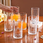 Luxurious Tall Juice Glass Set Of 6 490ml