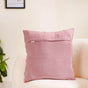 Luxury Mauve Ice Crush Square Cushion Cover 15x15 Inch