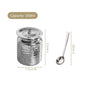 Hammered Ghee Pot With Spoon 350ml