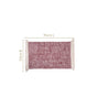 Magenta Crossweave Floor Mat 96x53cm