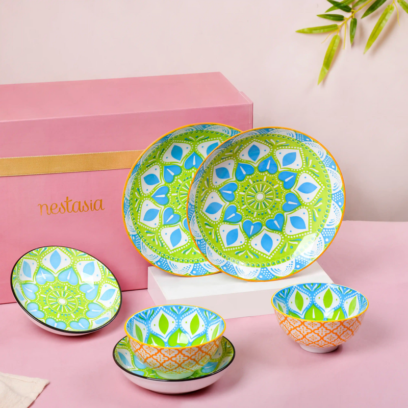 Mandala Tableware Gift Set of 6