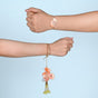 Marigold Bloom Rakhi And Lumba Gift Set