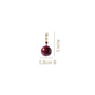 Maroon Grace Drop Dangler