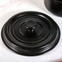 Matte Black Ceramic Cocotte 4000ml