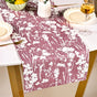 Mauve 8 Seater Cotton Water Resistant Runner 264x35cm
