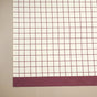 Mauve Grid Cotton 8 Seater Water Resistant Tablecloth 274x152cm