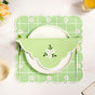 Pistachio Green Cotton Embroidered Table Napkin Set Of 6