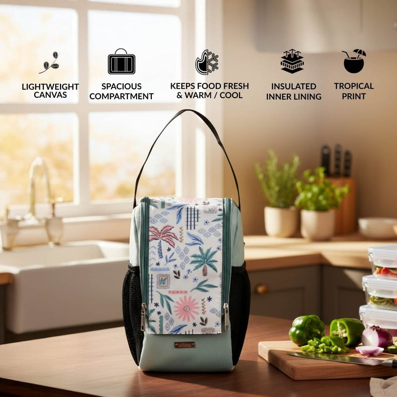 Yummy Food Insulated Lunch Bag Mint