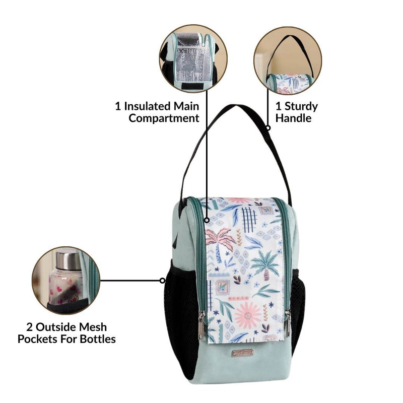 Yummy Food Insulated Lunch Bag Mint