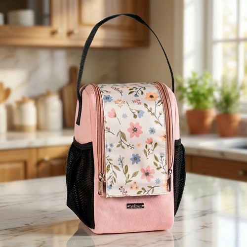 Yummy Food Insulated Lunch Bag Pink