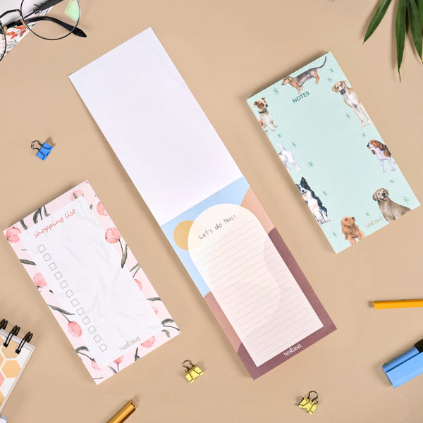 MemoMate Notepads With Tear Off Sheets Set Of 5