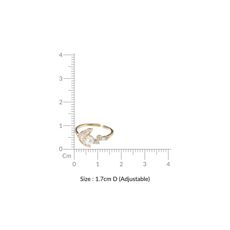 Mermaid Tales Gold Finger Ring