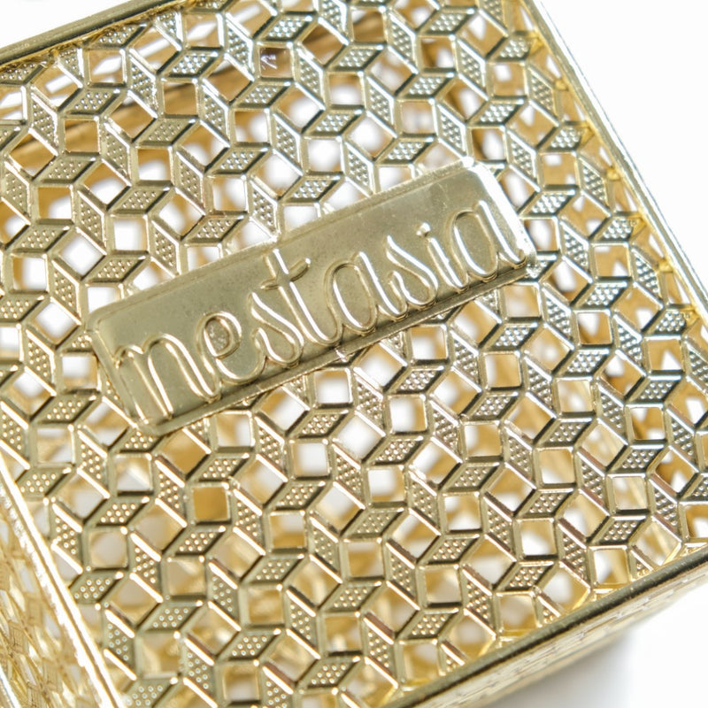 Set of 2 Vintage Jewellery Organiser Box Gold