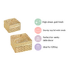 Set of 2 Vintage Jewellery Organiser Box Gold