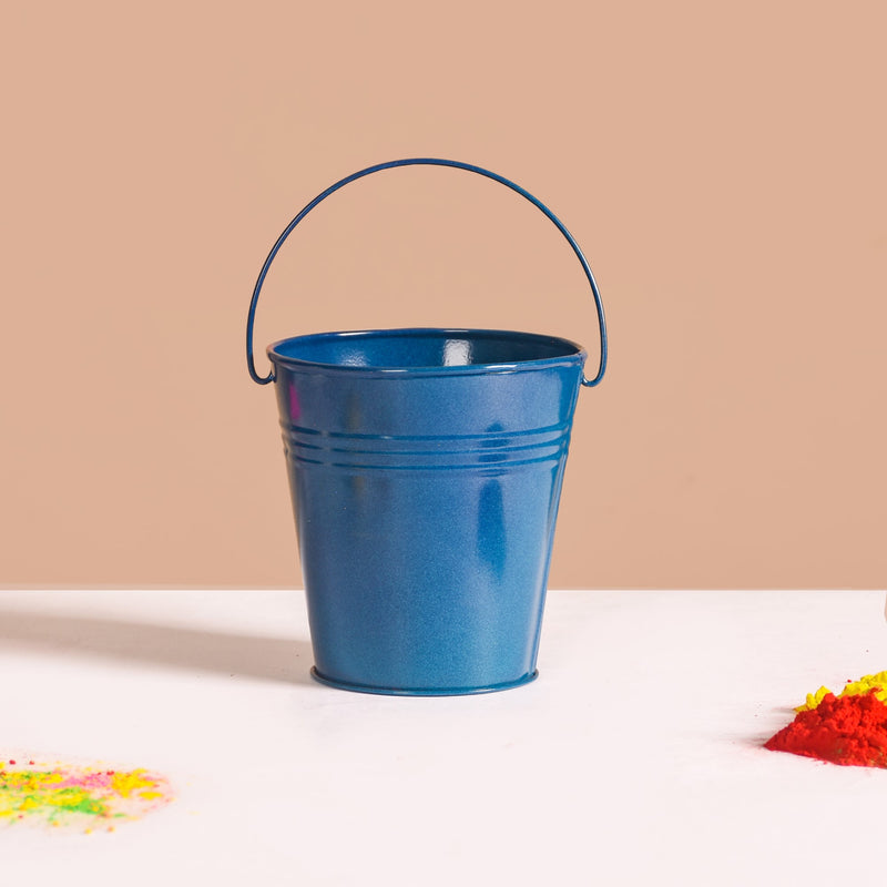 Colourful Metal Bucket Set Of 3- Colourful Metal Buckets, Set of 3 Buckets, Decorative Metal Buckets, Vibrant Bucket Set