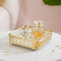 Square Decorative Tray With Glass Mirror Small