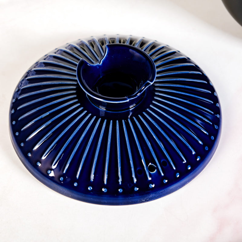 Midnight Indigo Cooking Pot With Lid 4300ml