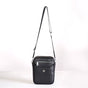 Midnight Luxe Messenger Bag Black