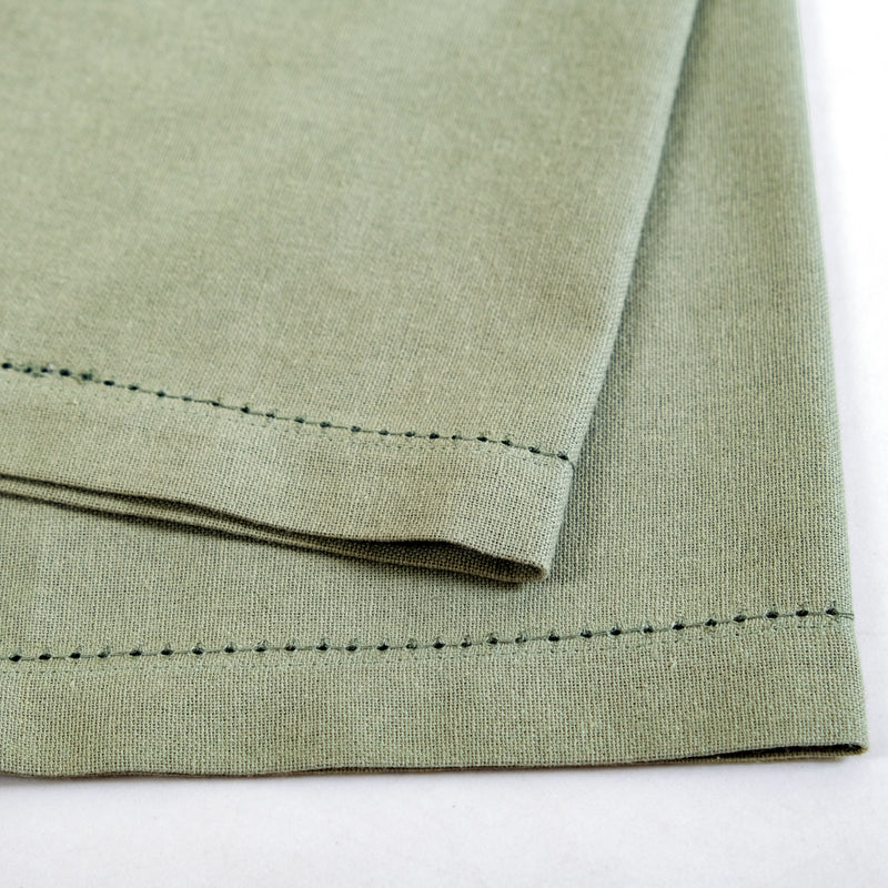 Midori Table Runner Placemats And Napkins Set In Sage Green