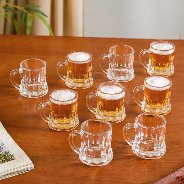 Mini Beer Mug Shot Glass Set Of 9 50ml