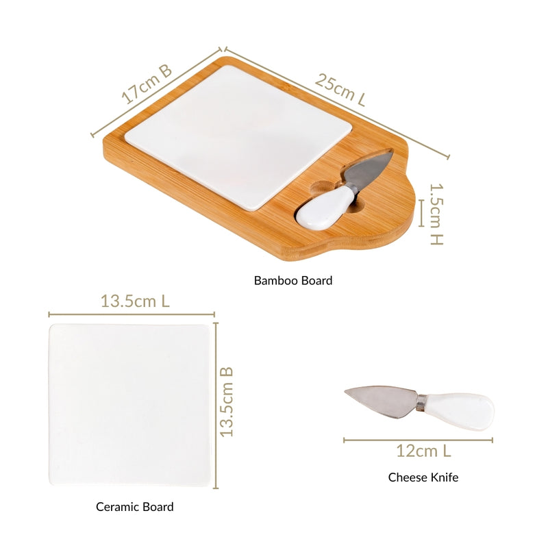 Minimalist Charcuterie Board With Knife