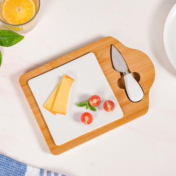 Minimalist Charcuterie Board With Knife