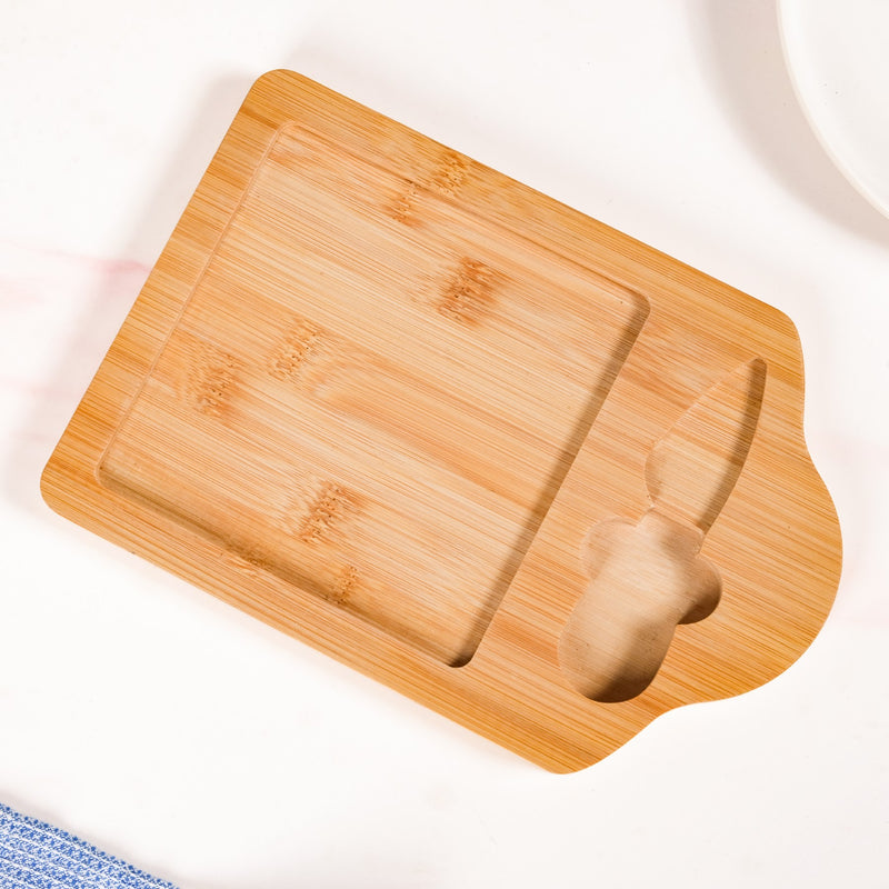 Minimalist Charcuterie Board With Knife