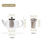 Minimalist Glass Teapot 1000ml