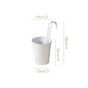 Minimalist Hanging Flower Bucket Set Of 3 Ivory