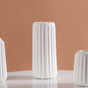 Minimalist Matte White Flower Vase Set Of 3