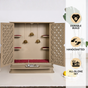 Minimalist Puja Mandir Large With Puja Thali Aasan And Ghanti
