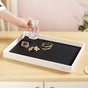 Minimalist Rectangle Organiser Tray Black And White