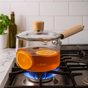 Minimalist Saucepan With Handle And Lid 1800ml