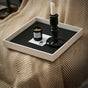 Minimalist Square Organizer Tray Black And White