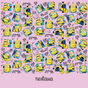 Minions Doodle Moods PickSip 40 Bottle 1200ml Pink