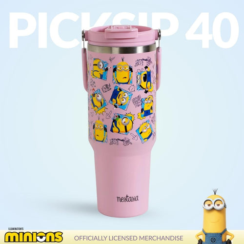 Minions Doodle Moods PickSip 40 Bottle 1200ml Pink