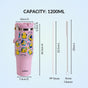 Minions Doodle Moods PickSip 40 Bottle 1200ml Pink