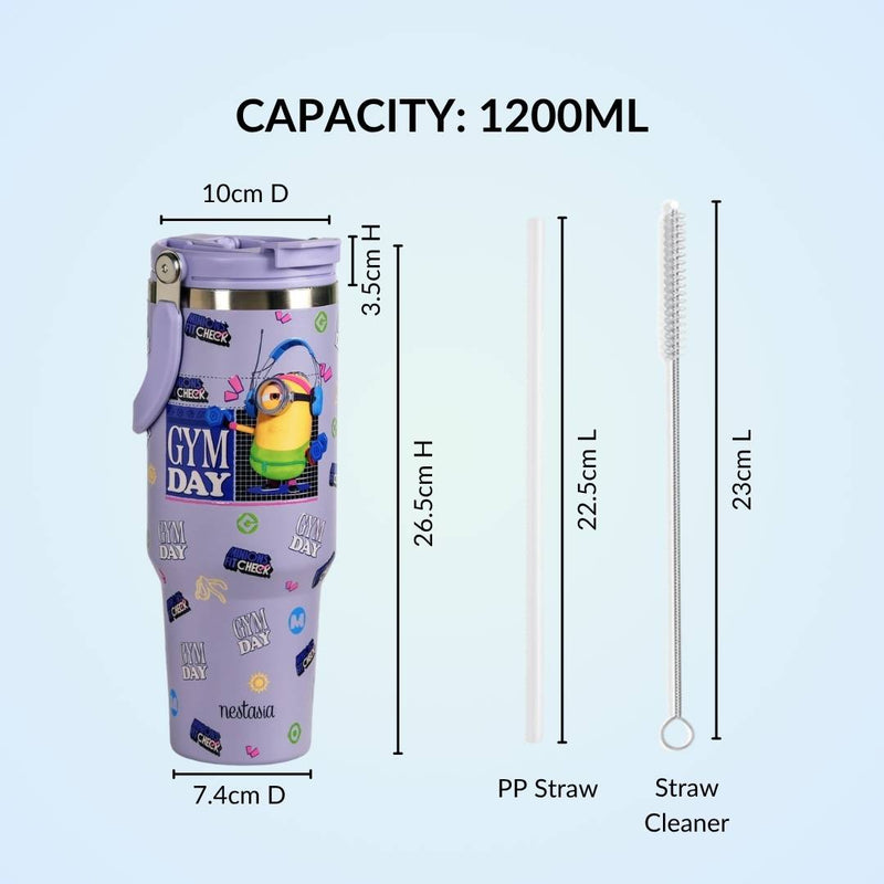 Minions Gym Day Insulated Bottle 1200ml