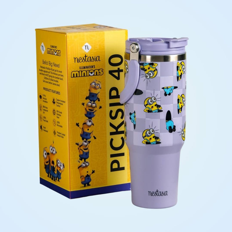Minions Hide And Seek PickSip 40 Bottle 1200ml Purple