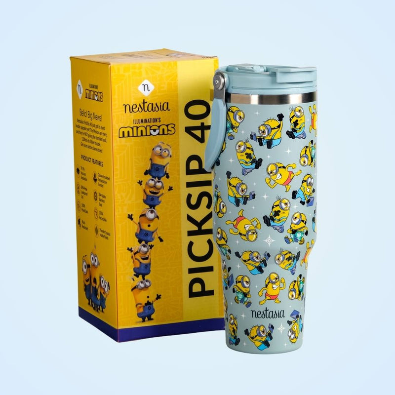 Minions Stuart Poses PickSip40 Bottle 1200ml Blue