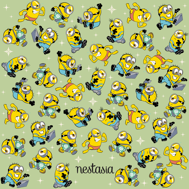 Minions Stuart Poses PickSip40 Bottle 1200ml Green
