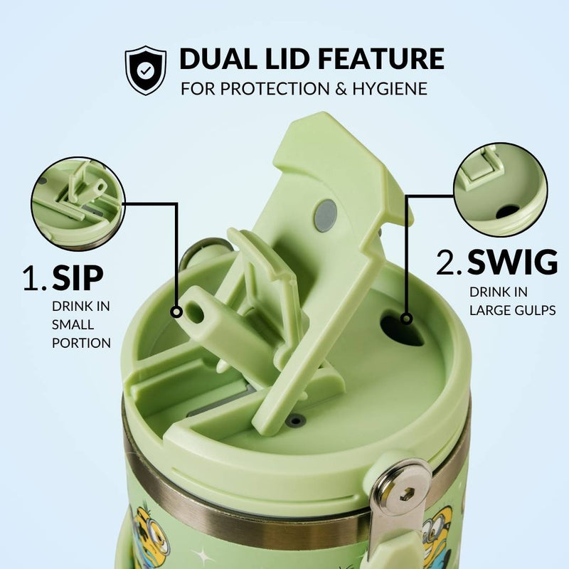 Minions Stuart Poses PickSip40 Bottle 1200ml Green