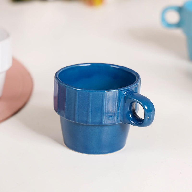 Kaori Stackable Mini Tea Cup Set Of 6 100ml