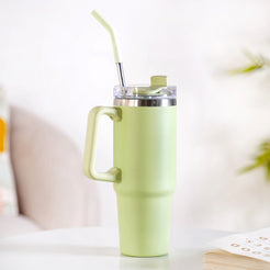 Mint Green Vacuum Insulated Gym Water Bottle