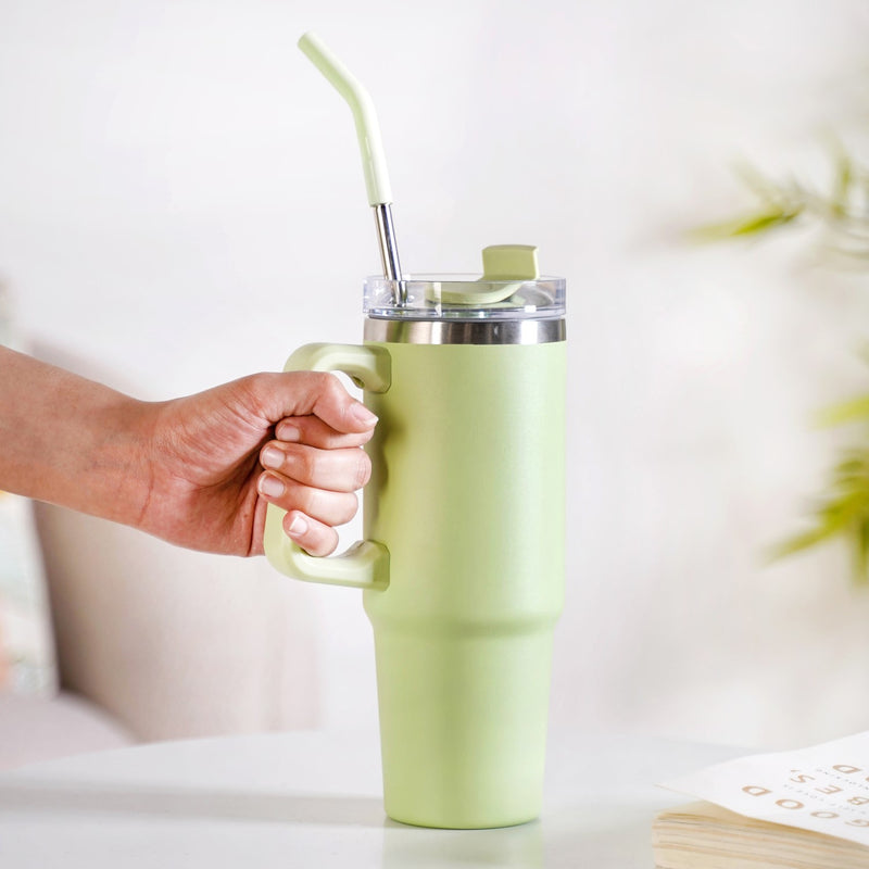 Mint Green Vacuum Insulated Gym Water Bottle