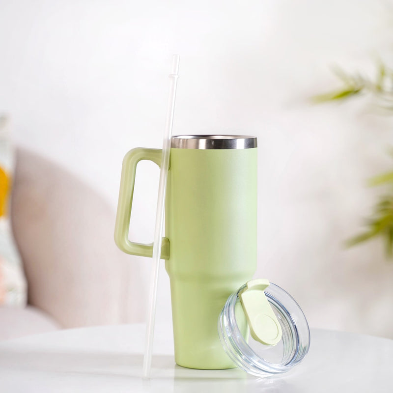 Mint Green Vacuum Insulated Gym Water Bottle