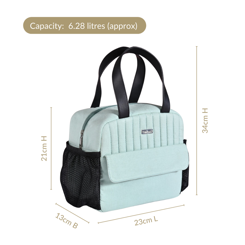 Mint Insulated Lunch Bag For Women