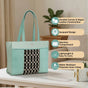 Mintdew Jacquard Tote Bag