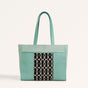 Mintdew Jacquard Tote Bag