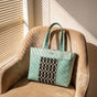Mintdew Jacquard Tote Bag